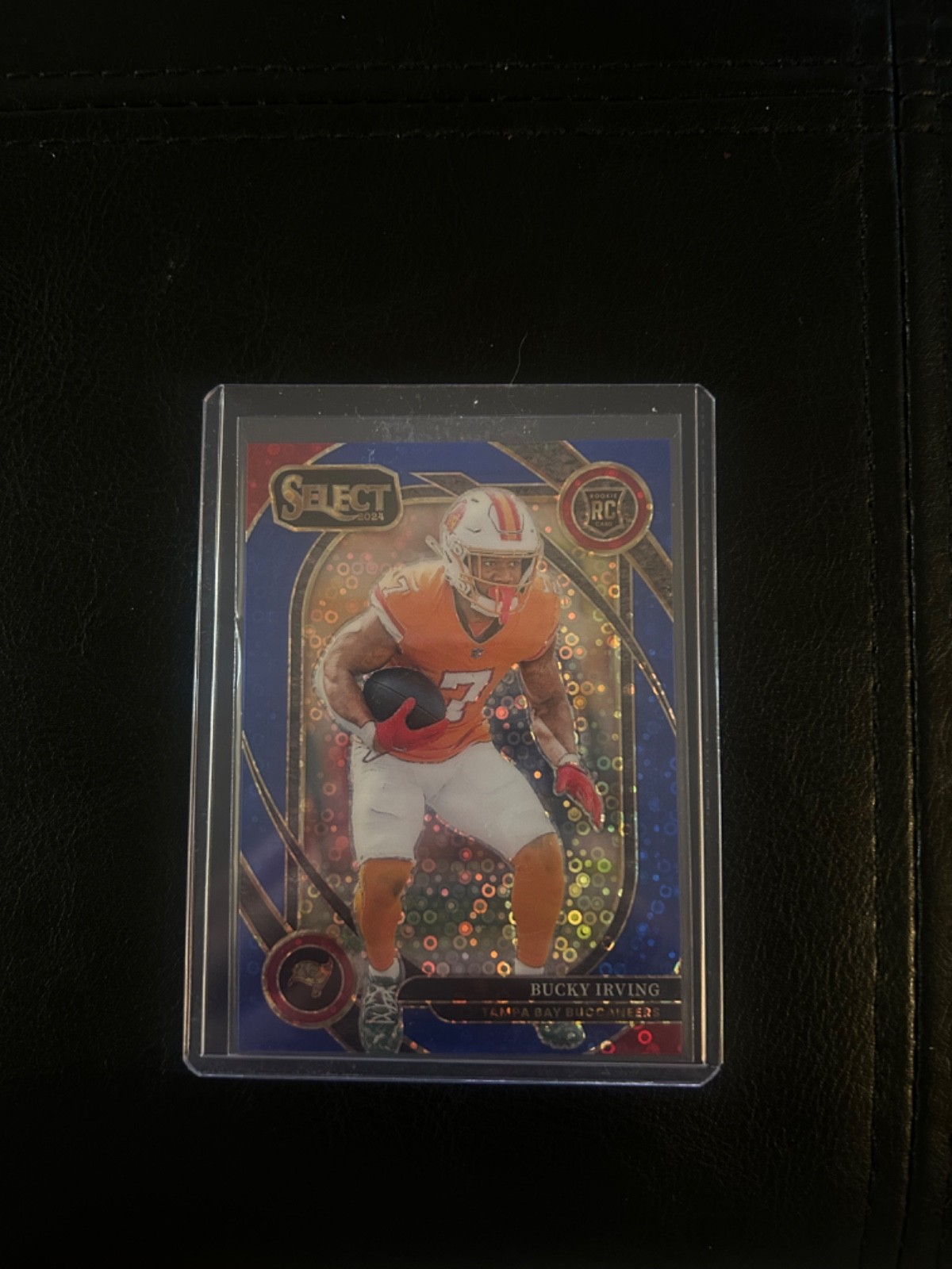 2024 Select Bucky Irving Club RC Blue Disco Prizm #23/25 Buccaneers