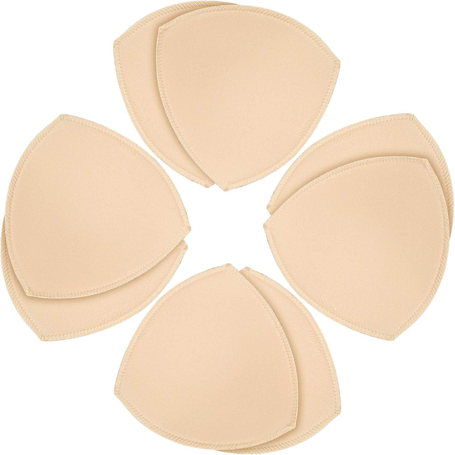 URSMART Bra Pads Inserts, Bra Cups Inserts,Removable Breathable Push up Bra Inse