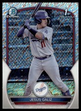 2023 Bowman Chrome Prospects Shimmer Refractor Jesus Galiz Los Angeles Dodgers