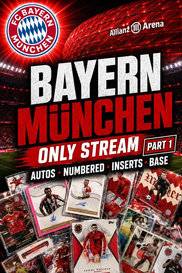 FC Bayern München Only | Part 1 | Autos, Numbered, Inserts & Base (Give´s)