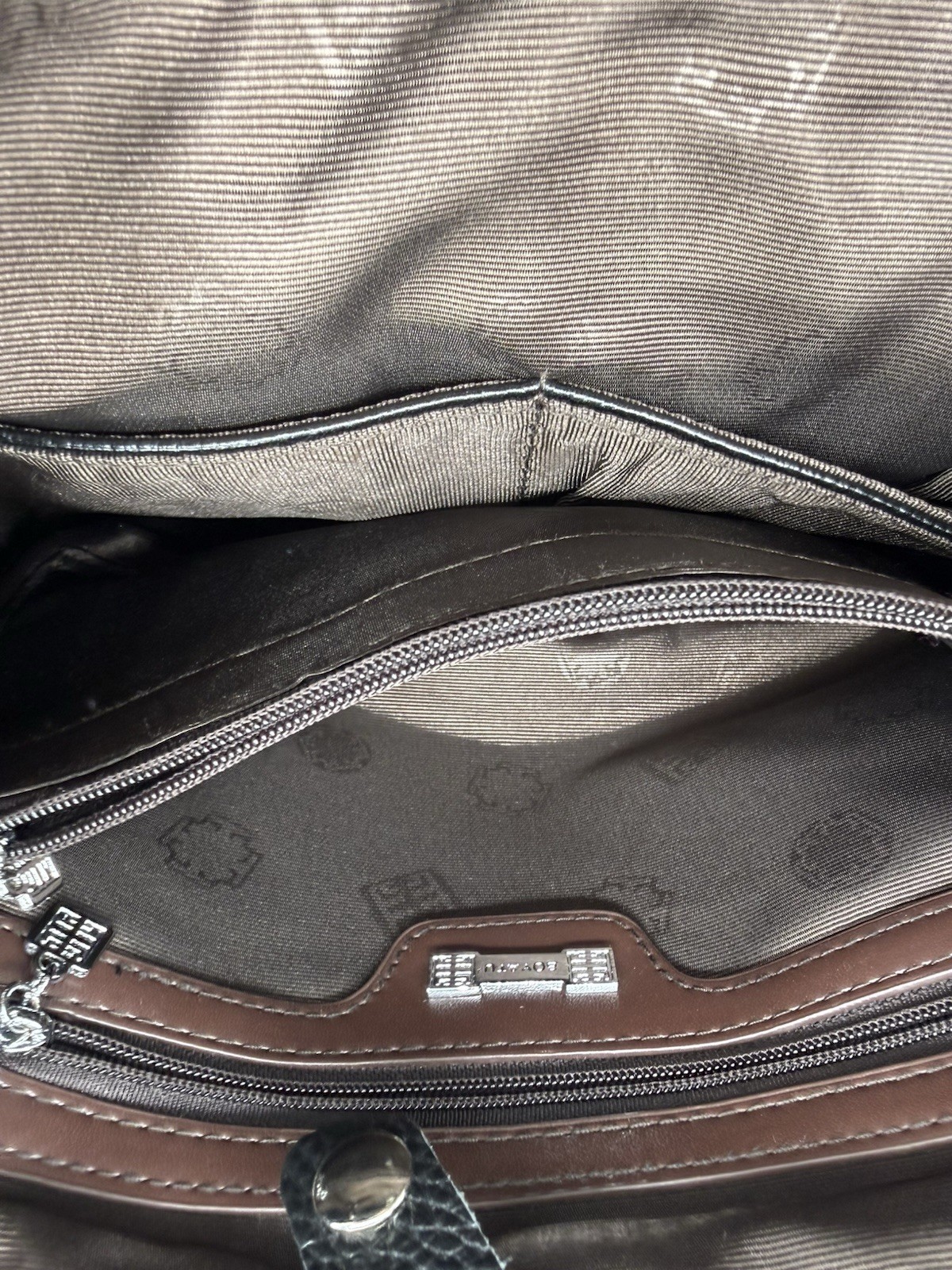 BOYATU black leather backpack drawstring closure … - image 6