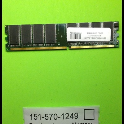 Elpida 1221000907006 761133840054 512MB Random Access Memory RAM