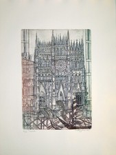 Albino REGGIORI Acquaforte Acquatinta 1987 foglio cm 70x50 (41x28,5) es: 136/150