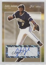 2007 Just Minors Just Rookies Gold Auto 29/50 Justin Jackson #JR-28 Auto 0b2