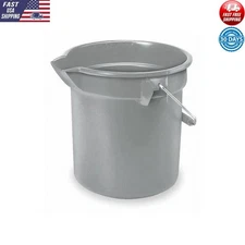 14QT Round Utility Bucket Comfort Grip Molded Measuring Heavy Duty Plastic New