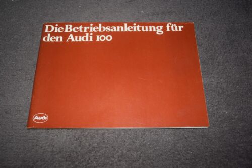 Betriebsanleitung Bedienungsanleitung Audi 100 C2 08/1979 neuwertig/unbenutzt - Photo 1/6