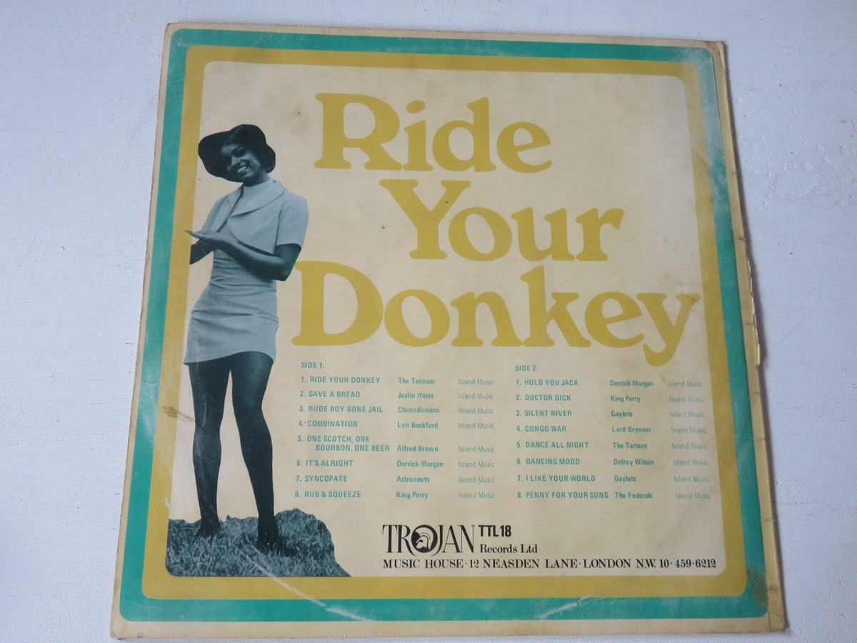 英LP Various   Ride Your Donkey TTL18 TROJAN RECORDS /00260 V/A Ride Your Donkey TROJAN RECORDS 1969 UK 1ST PRESSING
