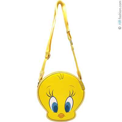Braccialini Looney Tunes designer Tweety Bird shaped yellow