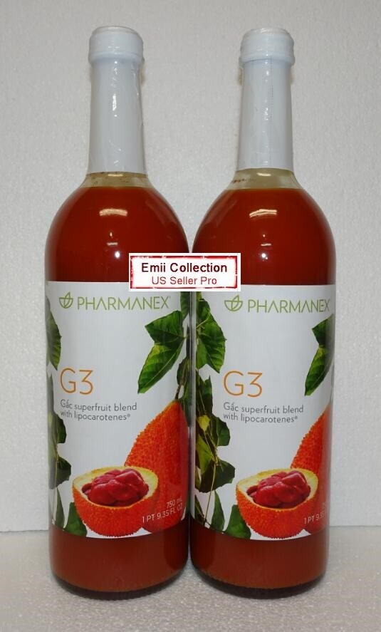 Nu Skin Nuskin Pharmanex Gac G3 Juice Pack (2 Bottles) Sealed New