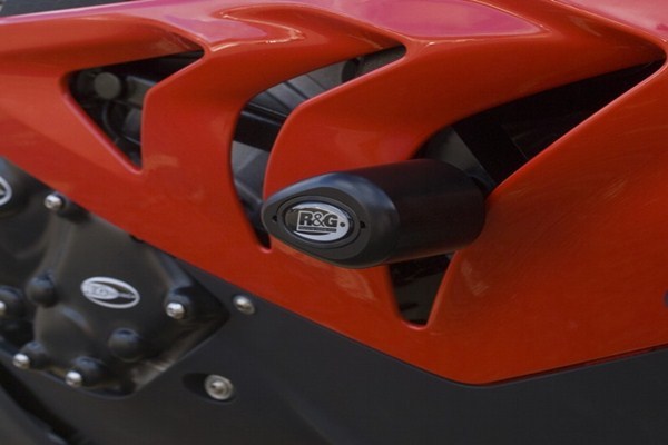 BMW S1000RR 2012-2014 R&G racing black aero crash protectors - no mods required