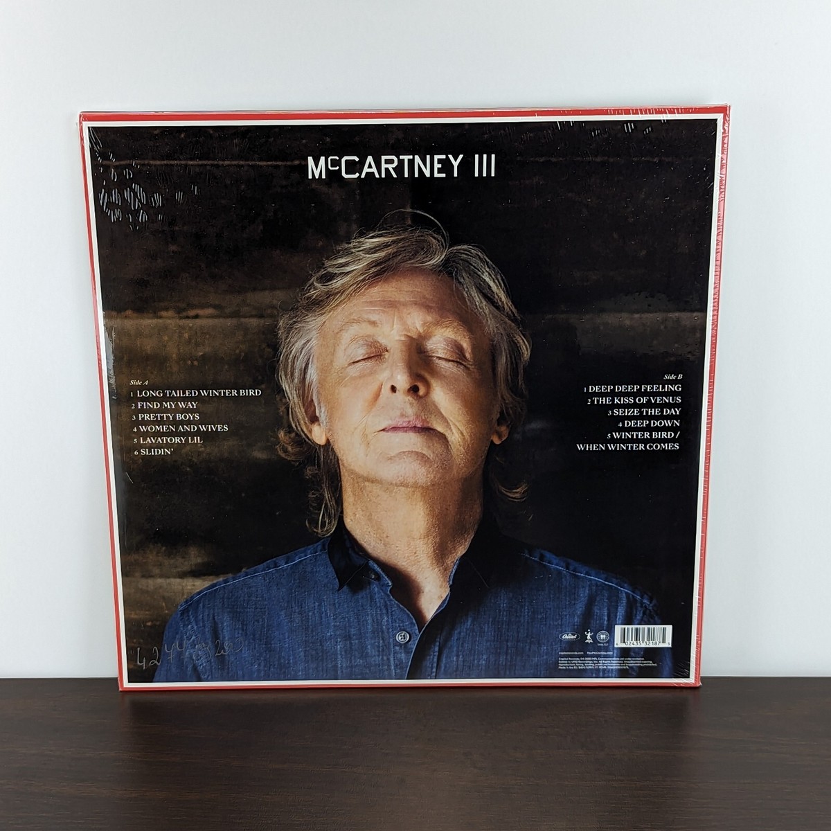 McCartney Paul McCartney レコード Paul McCartney III 3 Limited Edition Numbered RED LP Vinyl