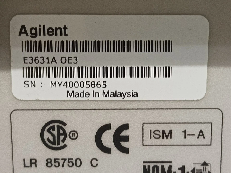 Agilent E3631A, Power Supply, Triple Output, 6V, 5A & ±25V, 1A # - Image 3 of 4