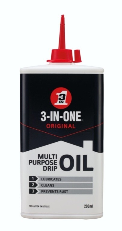 3-In-One Original Multi-Purpose Drip Oil 200ml Bottle Lubricant, Cleaner, Oil