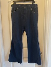 VINTAGE 1970s Levi's Orange Tab Big Bell Bottom Jeans Fits Men  s 36x31