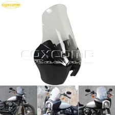 Front Headlight Fairing w/ 15'' Windshield for Harley Softail FXBB FXST 2018-21