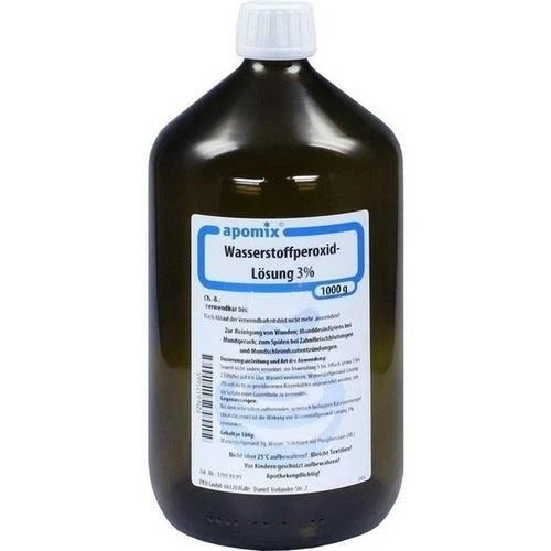 APOMIX PKH PHARMAZEUTISCHES LABOR GMBH WASSERSTOFFPEROXID 3% Lösung 1000 ml PZN 6171665