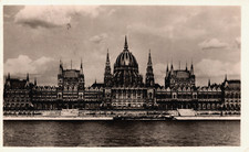 Hungary Budapest The House of Parliament Vintage RPPC B259