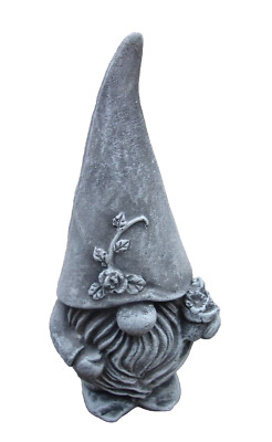 Latex gnome mold plaster cement casting elf flower rubber mould  5''H x 2.75''W