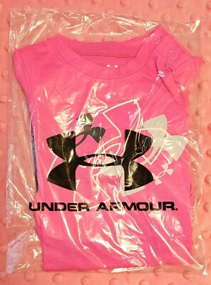 Baby Girl Size 0-3 Months 2-Piece Shorts Set Under Armour Pink