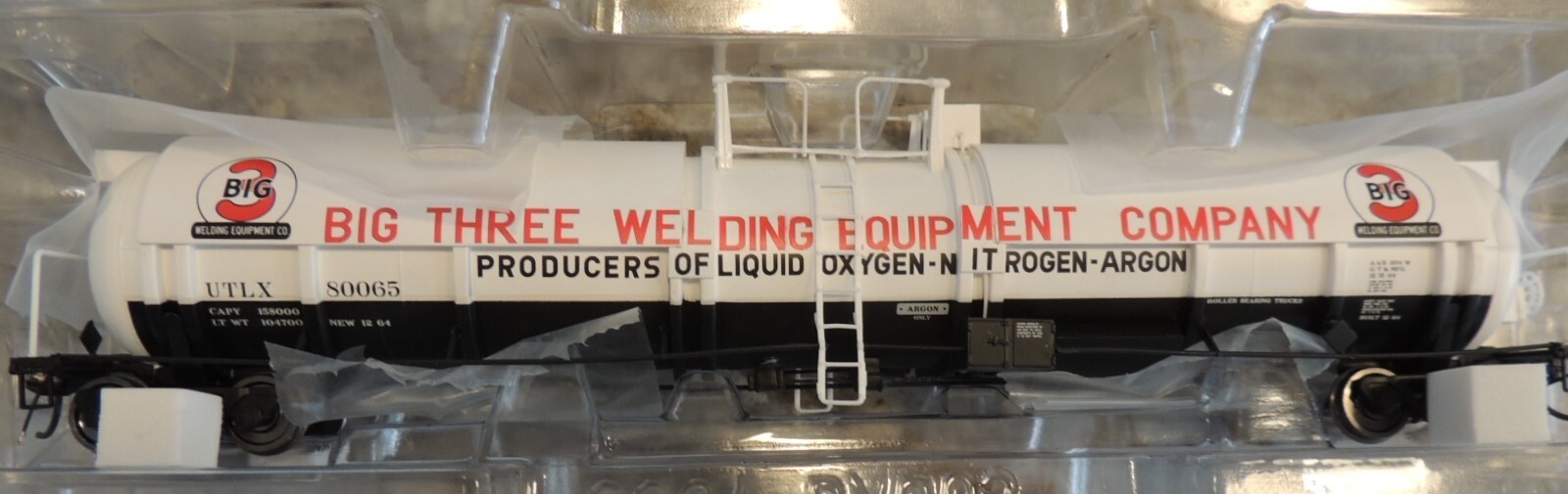 NEW BROADWAY LTD. HO SCALE BIG 3 WELDING CRYOGENIC TANK CAR eBay