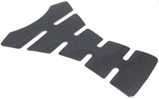 Motorrad Tankpad D&Uuml;NN Folie  f&uuml;r hohe Tanks  carbon look 5 Segmente lang