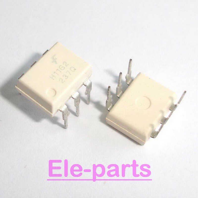 5 PCS H11G2 DIP-6 6-Pin DIP High Voltage Photodarlington Optocouplers Chip IC