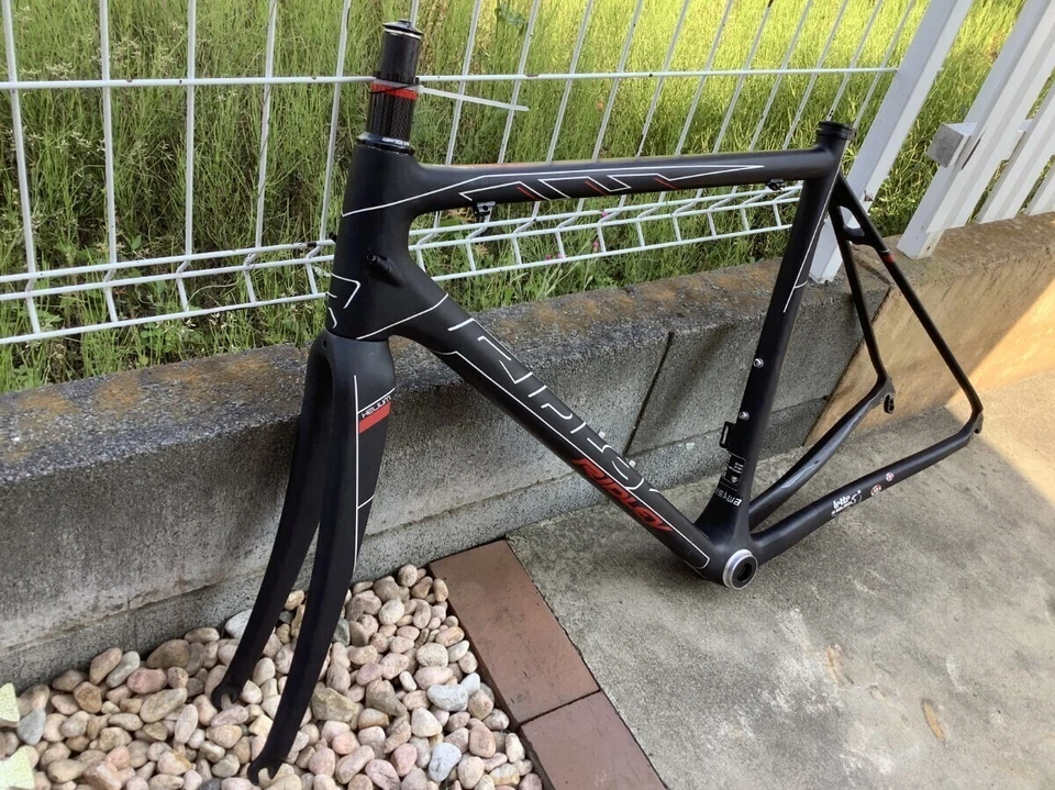 Juego de cuadro de bicicleta de carretera de carbono RIDLEY HELIUM 2014 negro talla S usado f/s Foto 3 de 4