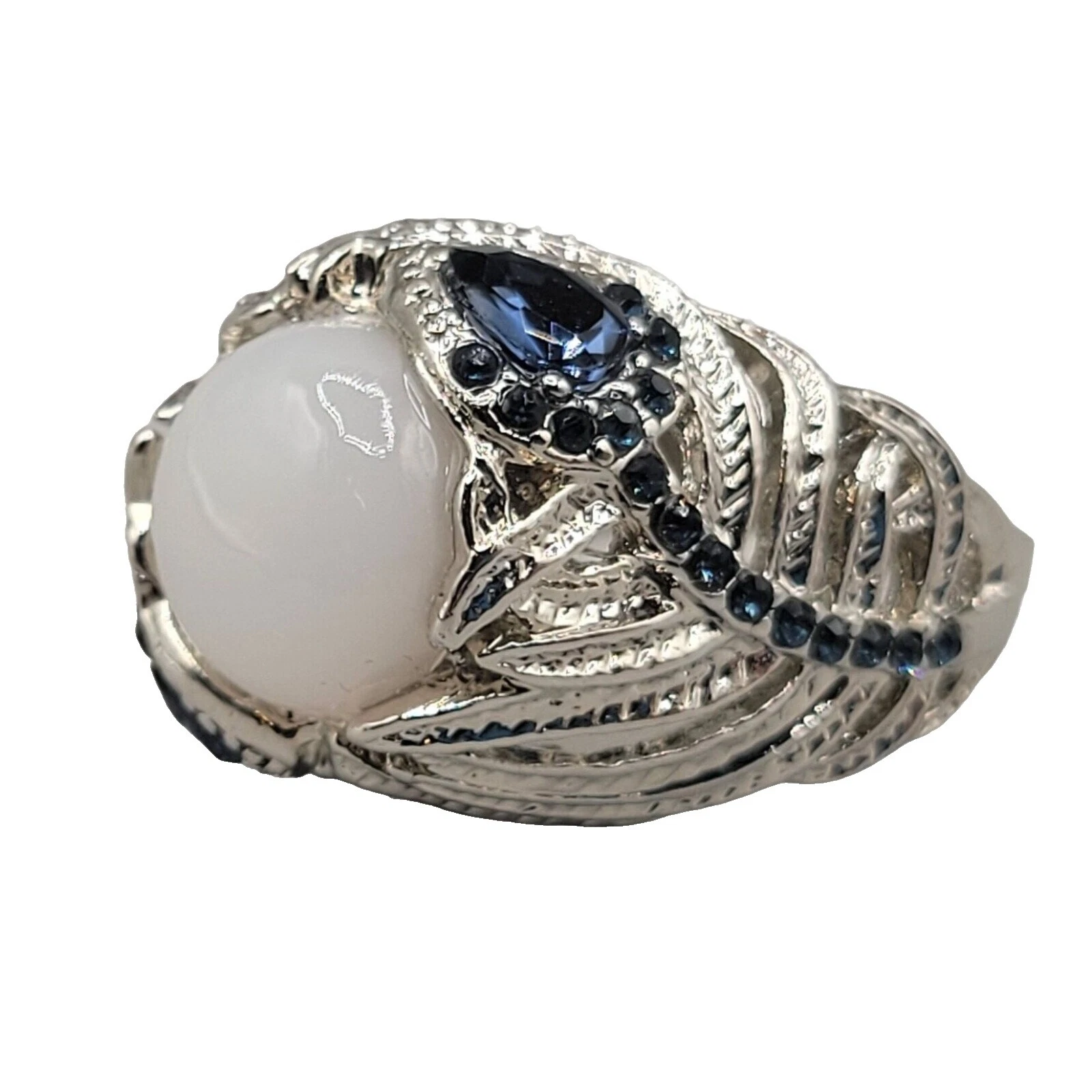Lucite 9 Ring Fashion Rings