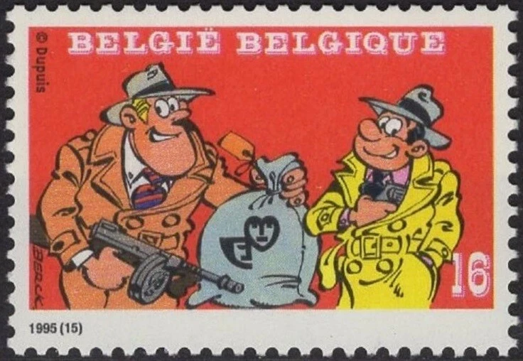 BELGIQUE BELGIUM 2619 ** MNH Sammy de Berck Cauvin 1995 comics strip Spirou - Photo 1/1