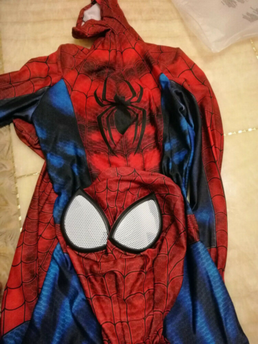 The Amazing Ultimate Spiderman Jumpsuit Tights Cosplay Suit Costumes Halloween - 第 1/9 張圖片