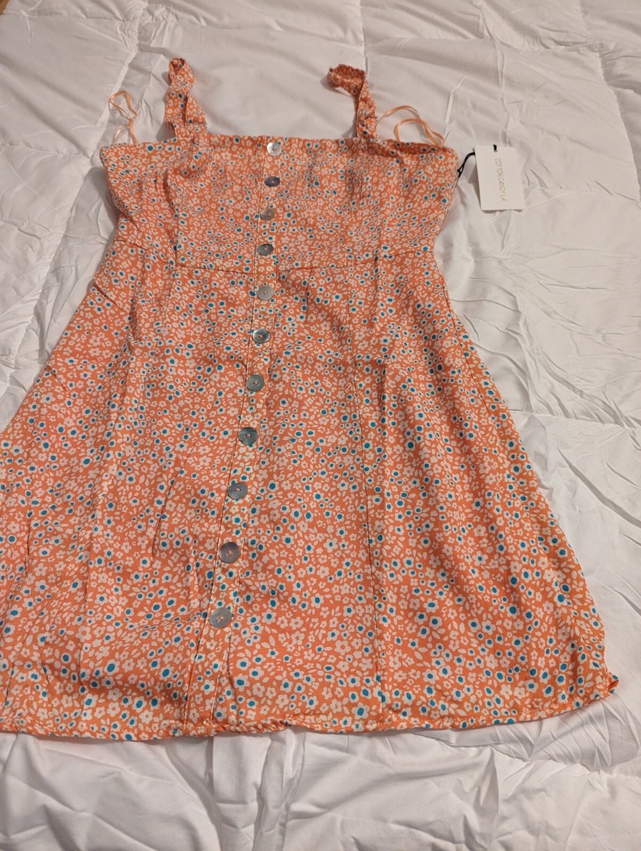 NWT Cotton Candy LA Women's Lined Sundress - Size L | eBay