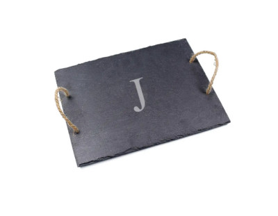 Cathy's Concepts Personalized ''J'' Slate Serving Board G10126