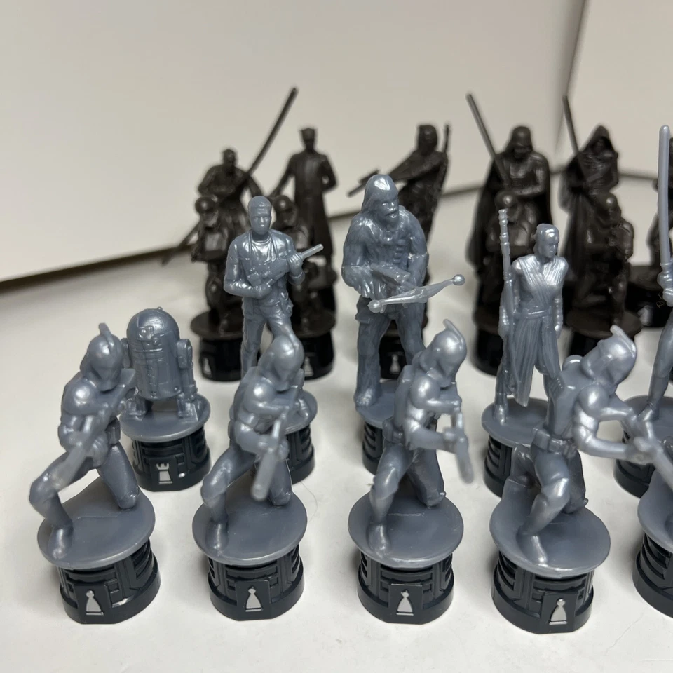 Disney Star Wars Chess Set Collectible 32 Replacement Pieces Hasbro Paper - Image 2 of 4