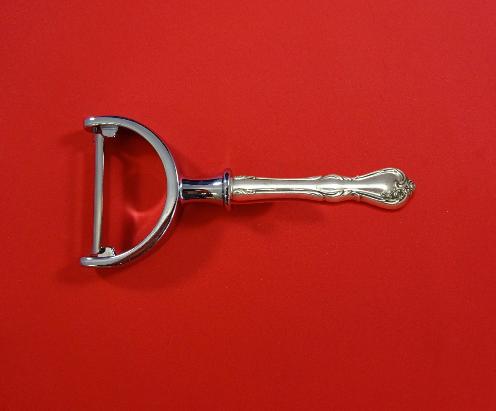Rose Cascade by Reed & Barton Sterling Silver Vegetable Peeler HHWS Custom 6"