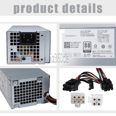 für Dell 7060 5060 7080MT G5-5090 600W Netzteile PSU DPS-600EM-00 A 6+4+4+8+6pin
