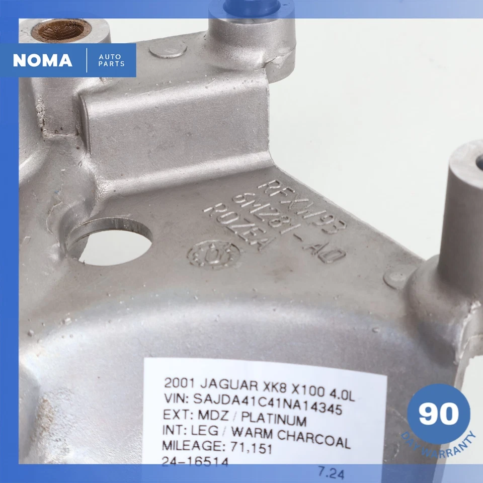 Jaguar X100 XK8 2001 pasajero derecho árbol de levas solenoide de distribución con soporte OEM Foto 3 de 4