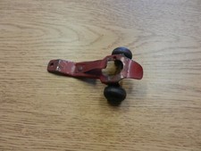 Vintage Louis Marx Tin Hitch Wagon Tow Tractor Implement Red paint Use 4 1/2"