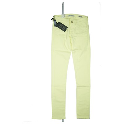 Mavi Jeans Serena Low Rise super Skinny Fit stretch Hose W25 L32 Gelb Neon NEU