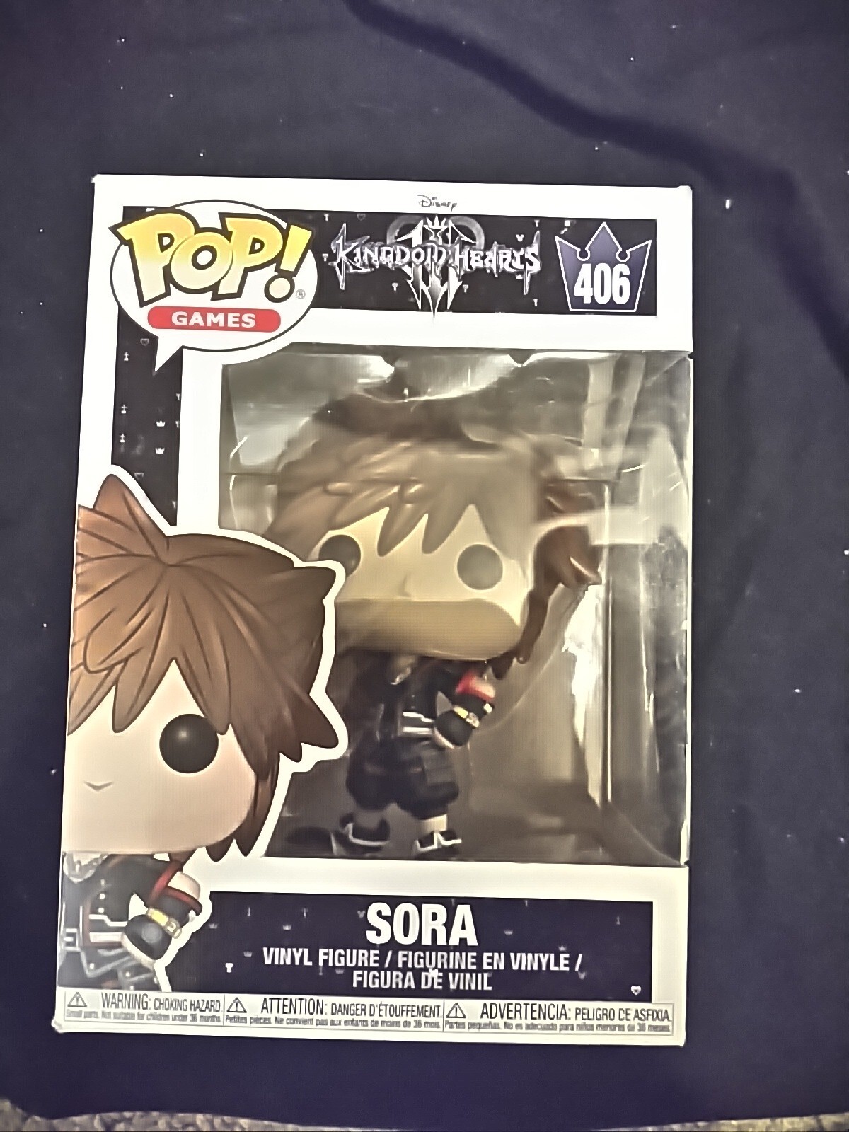 Funko Pop! Games Disney Kingdom Hearts Iii Sora #406 Vinyl Figure