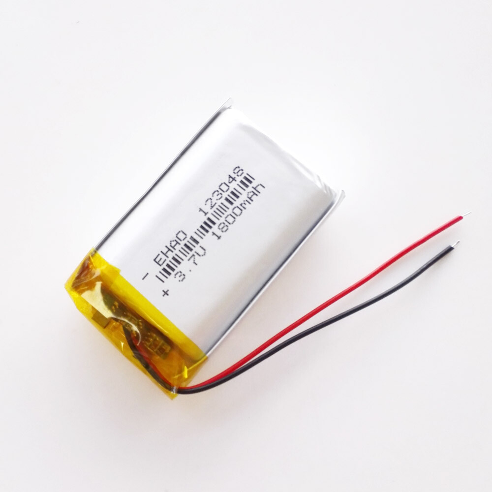 3.7V 1800mAh LiPo polymer rechargeable Battery 123048 For DVD GPS 
