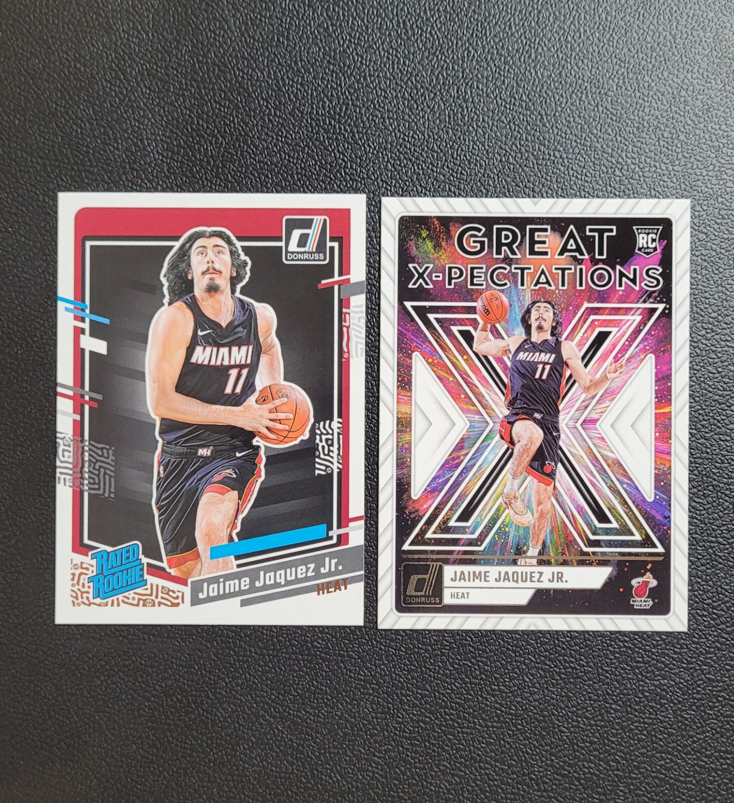 Jaime Jaquez Jr. 2023-24 Panini Donruss Rated Rookie #213 & Insert Miami Heat