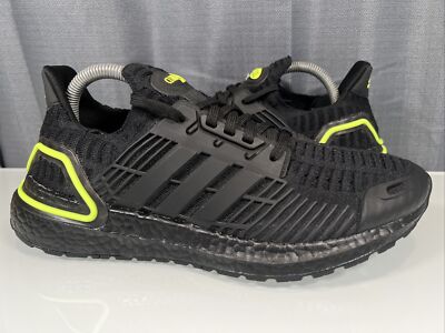 Adidas Ultraboost CC 1 DNA Black Solar Yellow Sneakers GX7812 Mens 7.5