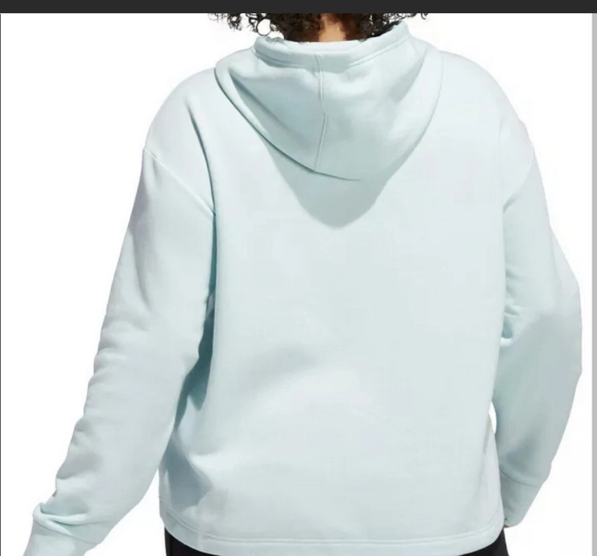 ADIDAS Women s Plus Size 1x Hoodie Mint Green Graphic Logo With Polka Dots eBay