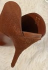 $795 Alexander Wang Calf Hair Peep Open Toe Leather High Heel Mules Shoes 40 9.5 — photo 5
