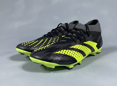 adidas Predator Accuracy.2 FG Soccer Cleats Black Volt  display picture 3