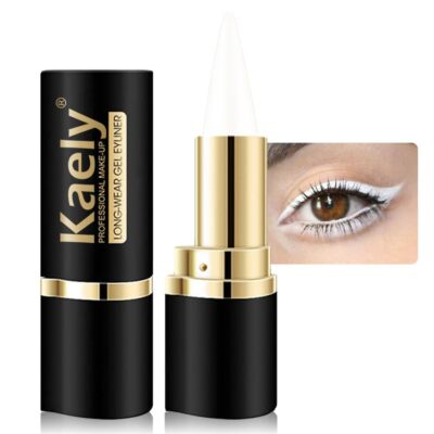 evpct 1Pcs White Gel Eyeliner Pencil Eye Black Face Paint Stick Makeup Set