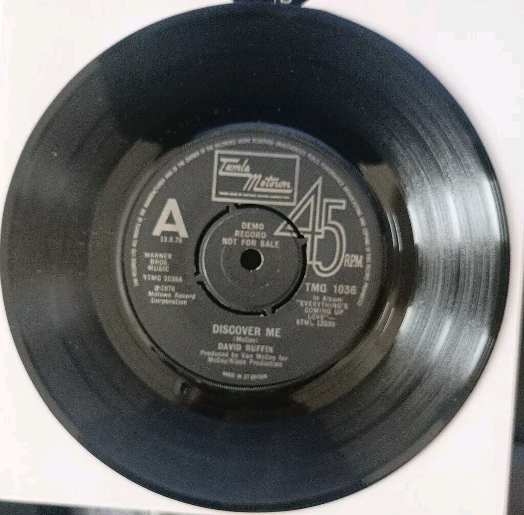 photo of David Ruffin Discover Me  Smiling Faces Tmg 1036 Motown Demo Mintminus Northern