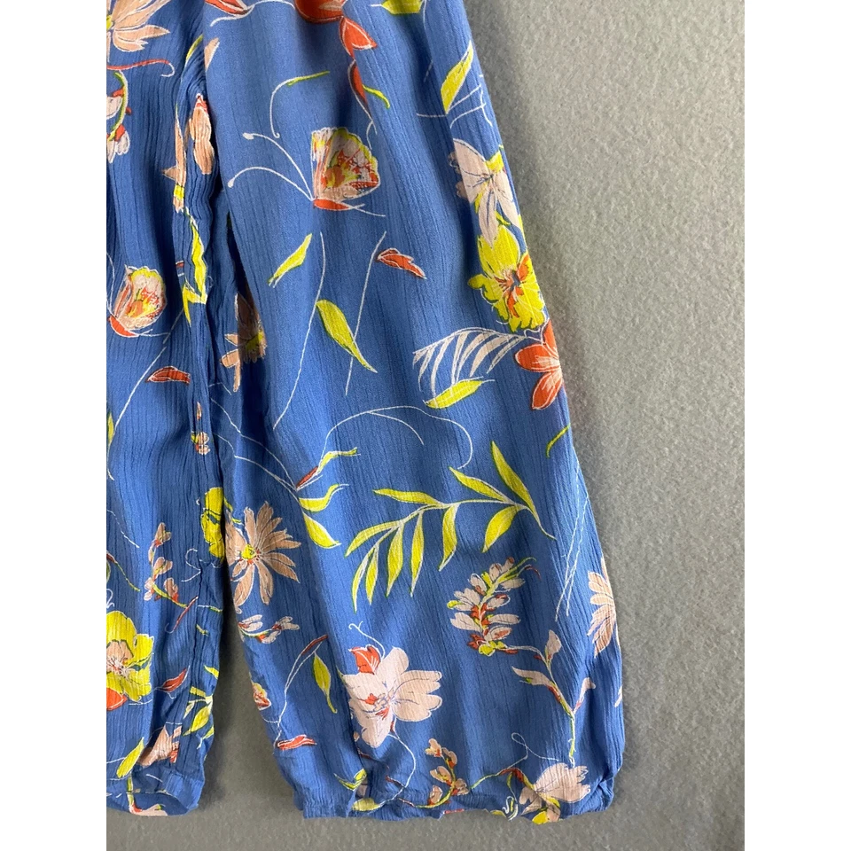 ONeill Romper Girls Small Floral V-Neck Sleeveless - Image 2 of 4