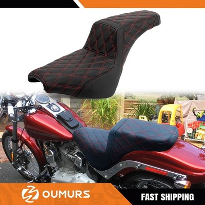 For Harley Softail Slim FLSL 2018-21 / Deluxe FLDE 2018-20 Driver Passenger Seat