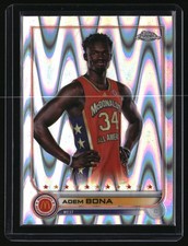 2022 Topps Chrome McDonald's All American #63 Adem Bona RayWave